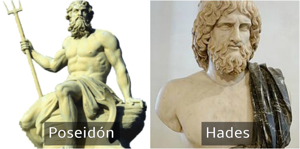 poseidón y hades dioses griegos